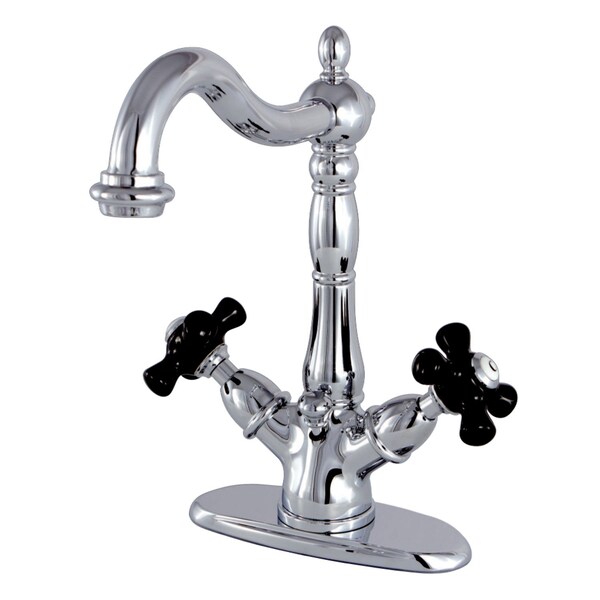 Duchess 2-Handle Bthrm Faucet W/Brass Pop-Up & Cover Plate Chrome